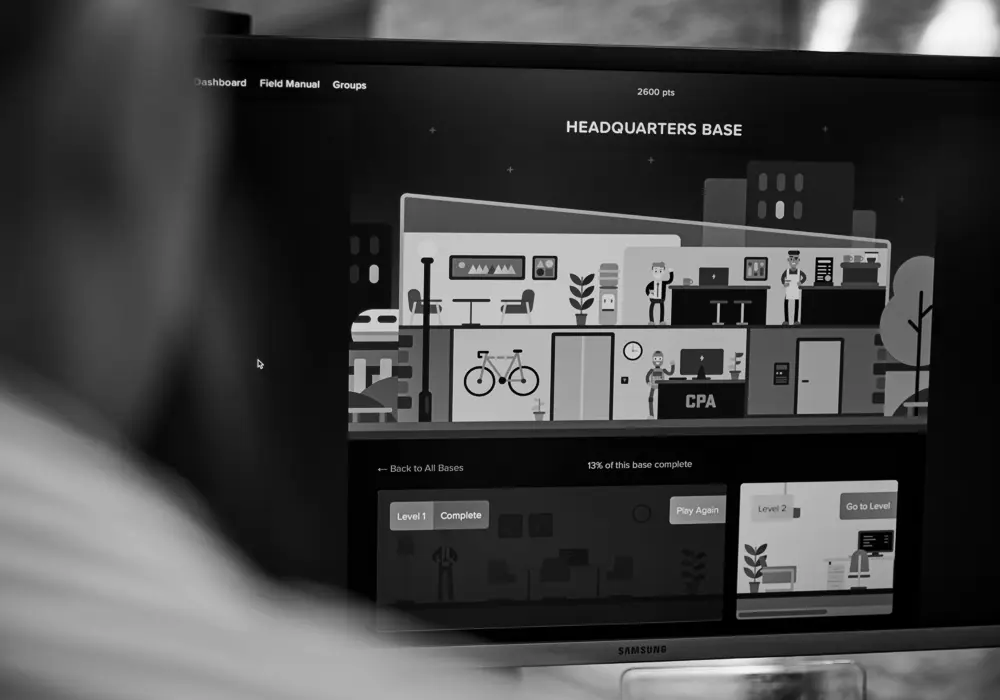 CyberStart game on screen